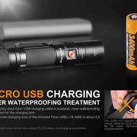 FENIX UC35 V2.0 LED FLASHLIGHT - BLACK - NeonSales {{ shop.shopifyCountryName }}