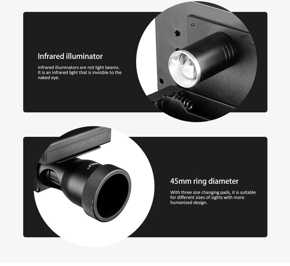 FIRE WOLF 4.3" NV RIFLESCOPE WITH CAMERA & IR - NeonSales {{ shop.shopifyCountryName }}