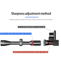 FIRE WOLF 4.3" NV RIFLESCOPE WITH CAMERA & IR - NeonSales {{ shop.shopifyCountryName }}
