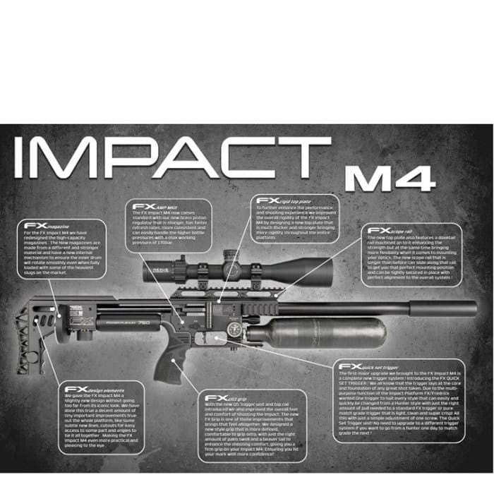 FX PCP RIFLE IMPACT M4 .22 EXP COPPER - SNIPER - NeonSales {{ shop.shopifyCountryName }}
