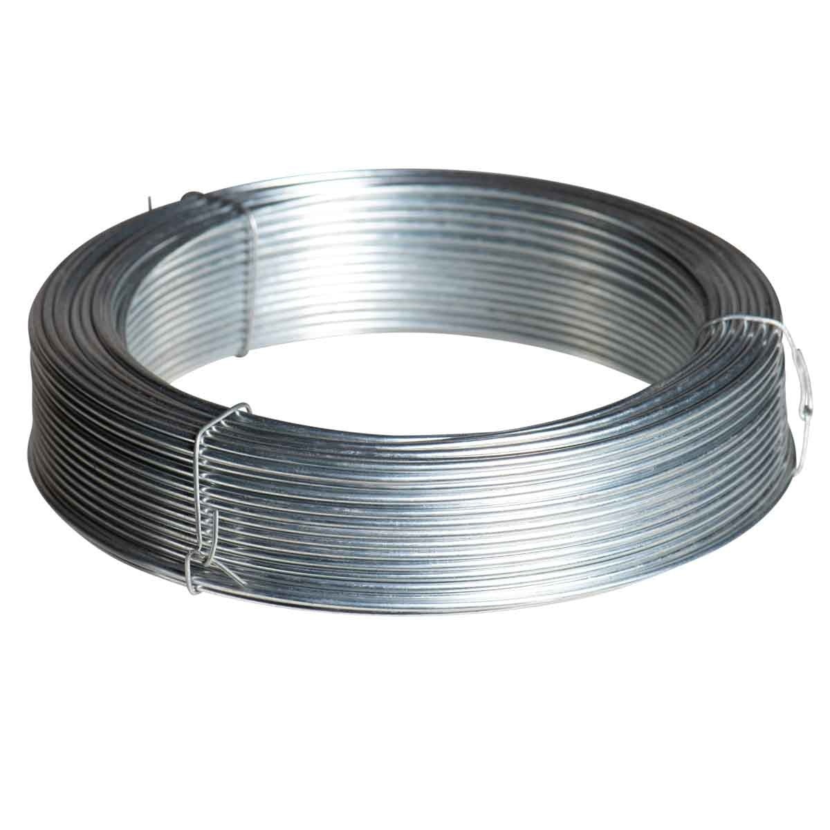 2mm galvanised steel wire coil - representative image