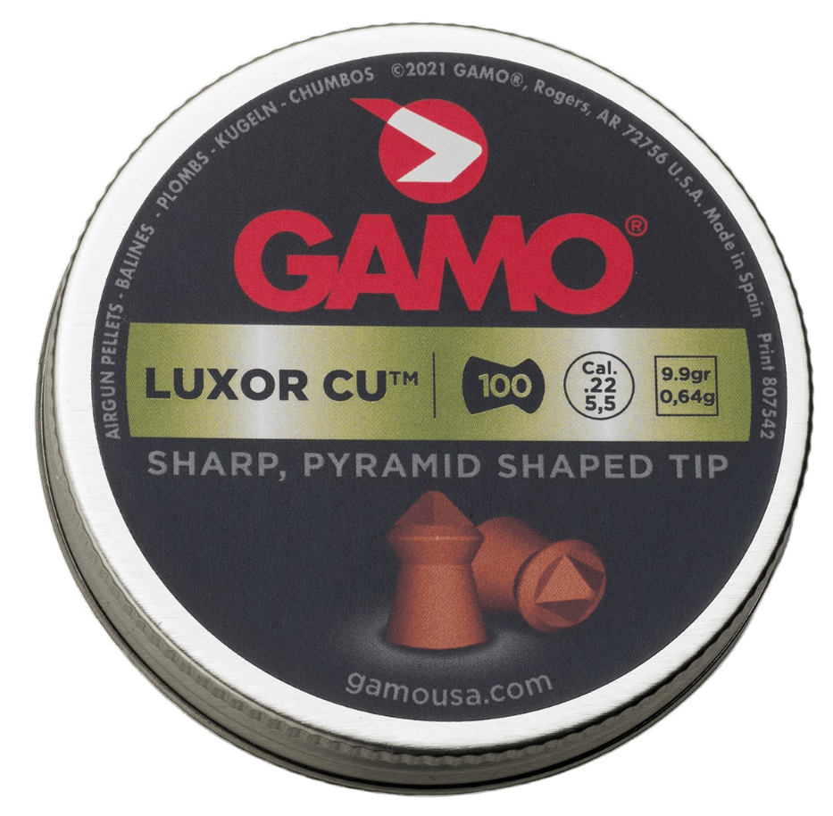GAMO 5.5MM LUXOR CU 9.9GR- 100PCS - NeonSales {{ shop.shopifyCountryName }}