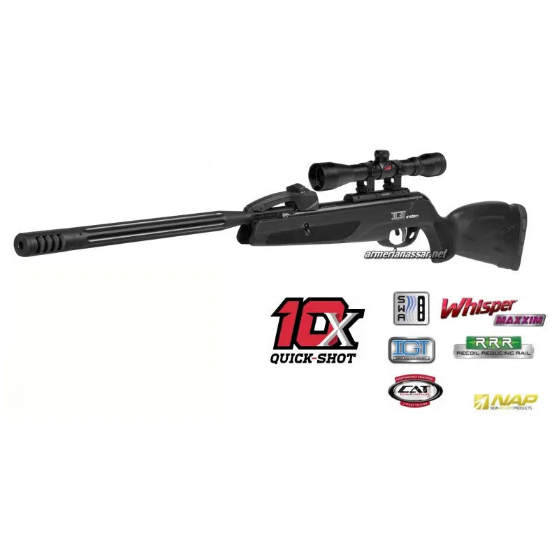 GAMO AIR RIFLE BLACK 10 MAXXIM IGT 5.5MM - NeonSales South Africa