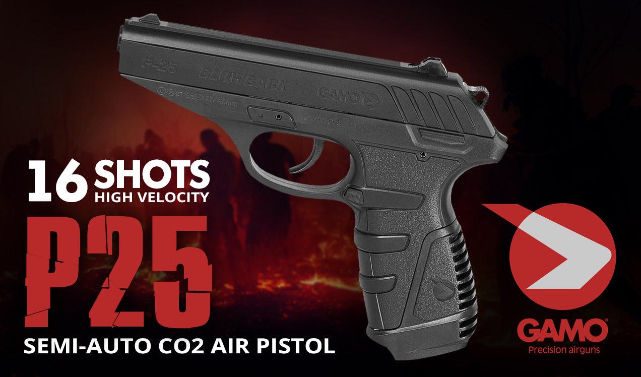 GAMO CO2 PISTOL P-25 BLOWBACK - NeonSales South Africa