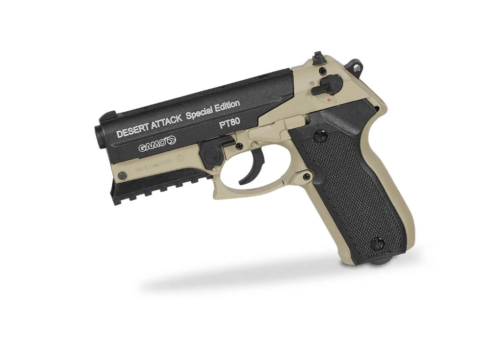 GAMO CO2 PISTOL PT-80 DESERT ATTACK - NeonSales South Africa