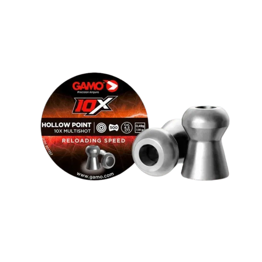 GAMO HOLLOWPOINT 10X .177 7.5GR PELLETS - 500'S - NeonSales {{ shop.shopifyCountryName }}