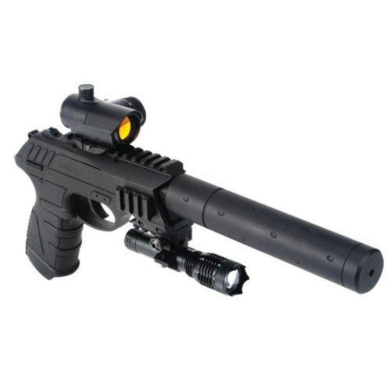 GAMO P25 TACTICAL CO2 PISTOL W/ RED DOT & TORCH - NeonSales South Africa