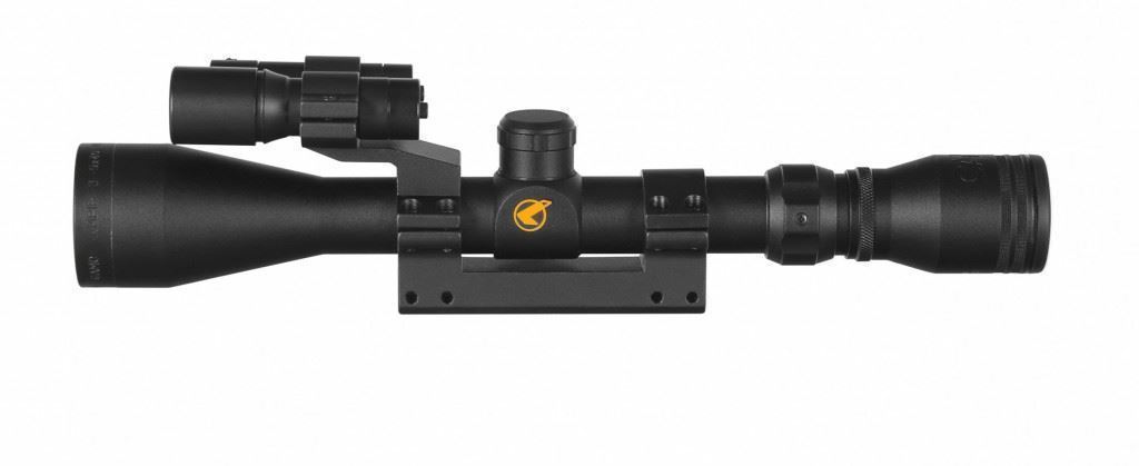 GAMO 3-9X40 WR VAMPIR SCOPE, W/ TORCH + LASER