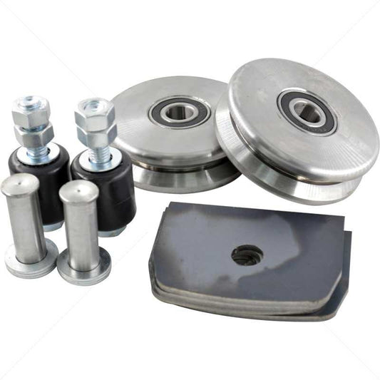 GATE WHEEL KIT 100MM V-PROFILE - NeonSales {{ shop.shopifyCountryName }}