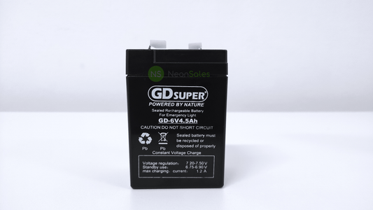 GD SUPER SLA BATTERY (6V / 4.5AH) - GD-6V4.5AH - NeonSales {{ shop.shopifyCountryName }}
