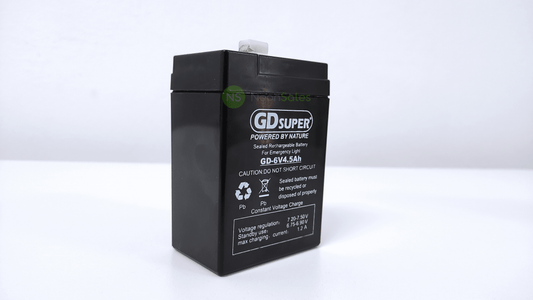 GD SUPER SLA BATTERY (6V / 4.5AH) - GD-6V4.5AH - NeonSales {{ shop.shopifyCountryName }}