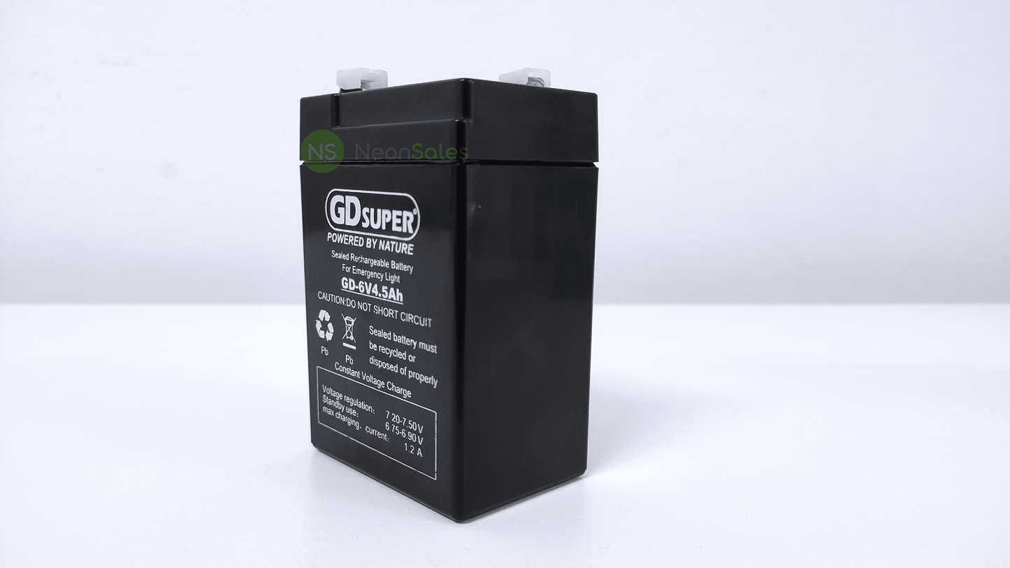 GD SUPER SLA BATTERY (6V / 4.5AH) - GD-6V4.5AH - NeonSales {{ shop.shopifyCountryName }}
