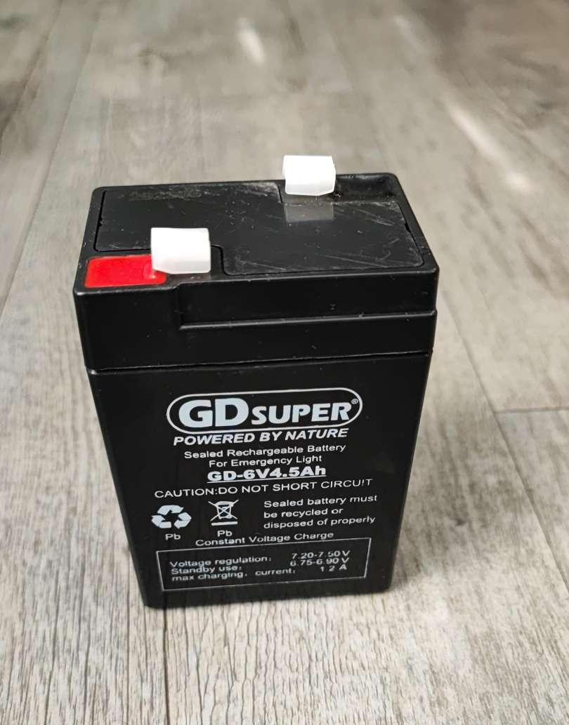 GD SUPER SLA BATTERY (6V / 4.5AH) - GD-6V4.5AH - NeonSales South Africa