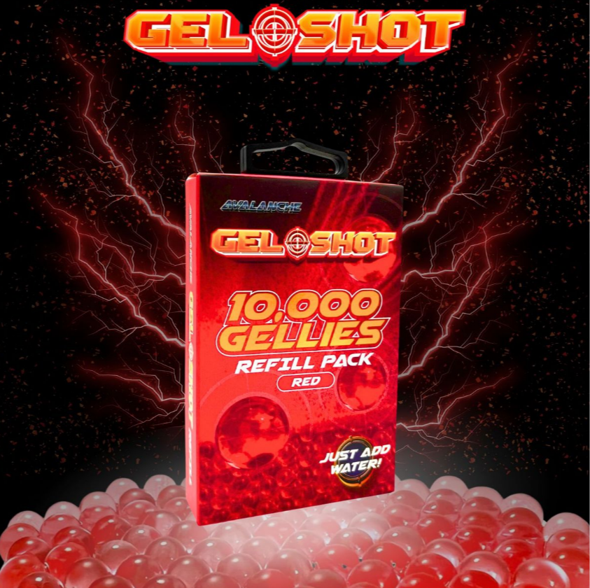 GEL SHOT GELLIES REFILL PACK RED 10000s - NeonSales {{ shop.shopifyCountryName }}