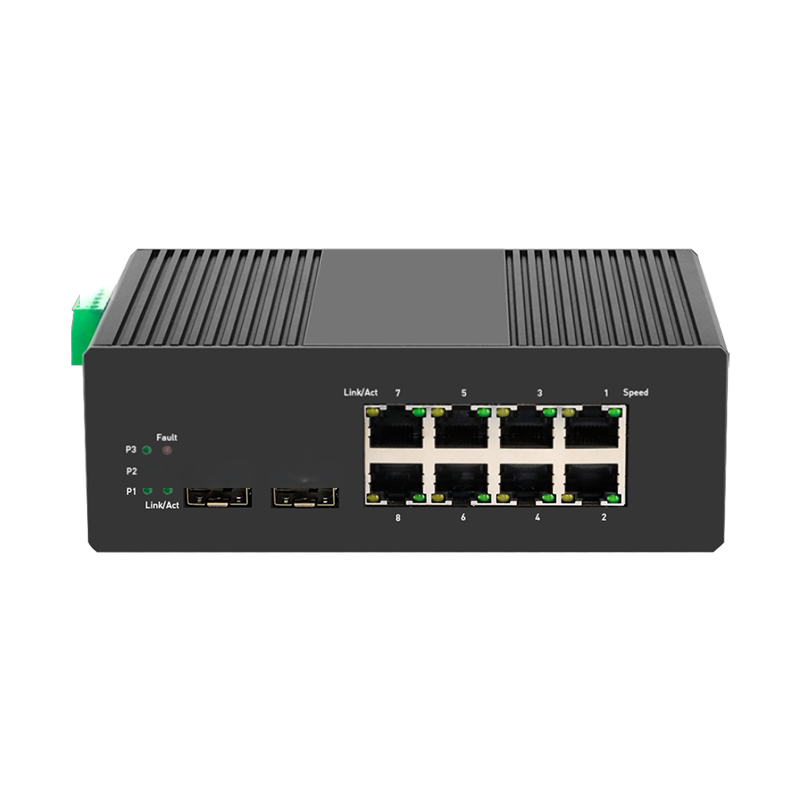 GENATA 8 PORT GIGABIT POE MANAGED INDUSTR - NeonSales {{ shop.shopifyCountryName }}