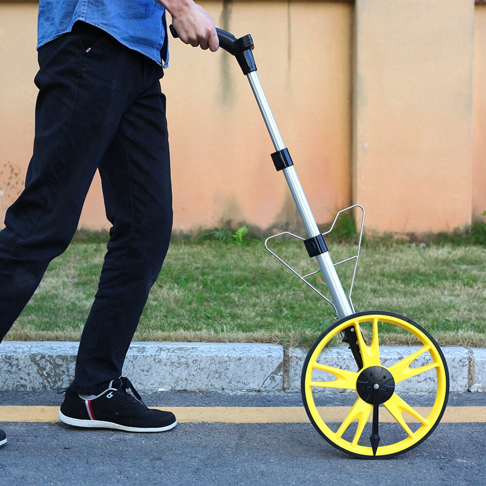 Representative 318mm measuring wheel in use