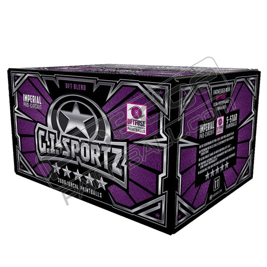 GI Sportz 5 Star .68 caliber paintballs 500 count
