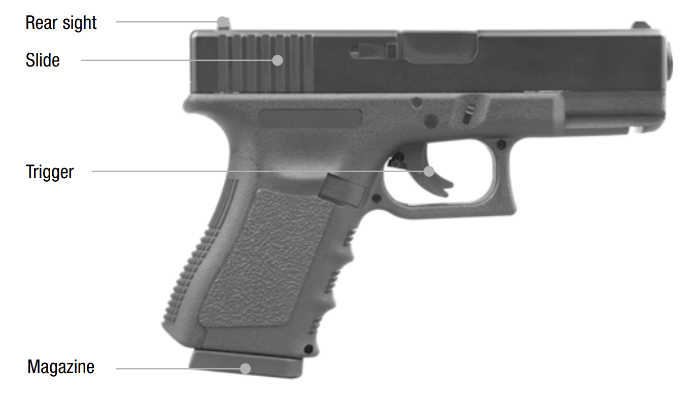 GLOCK 19 GEN 3 NNB AIRSOFT - CO2 OPERATED, 6MM - NeonSales South Africa