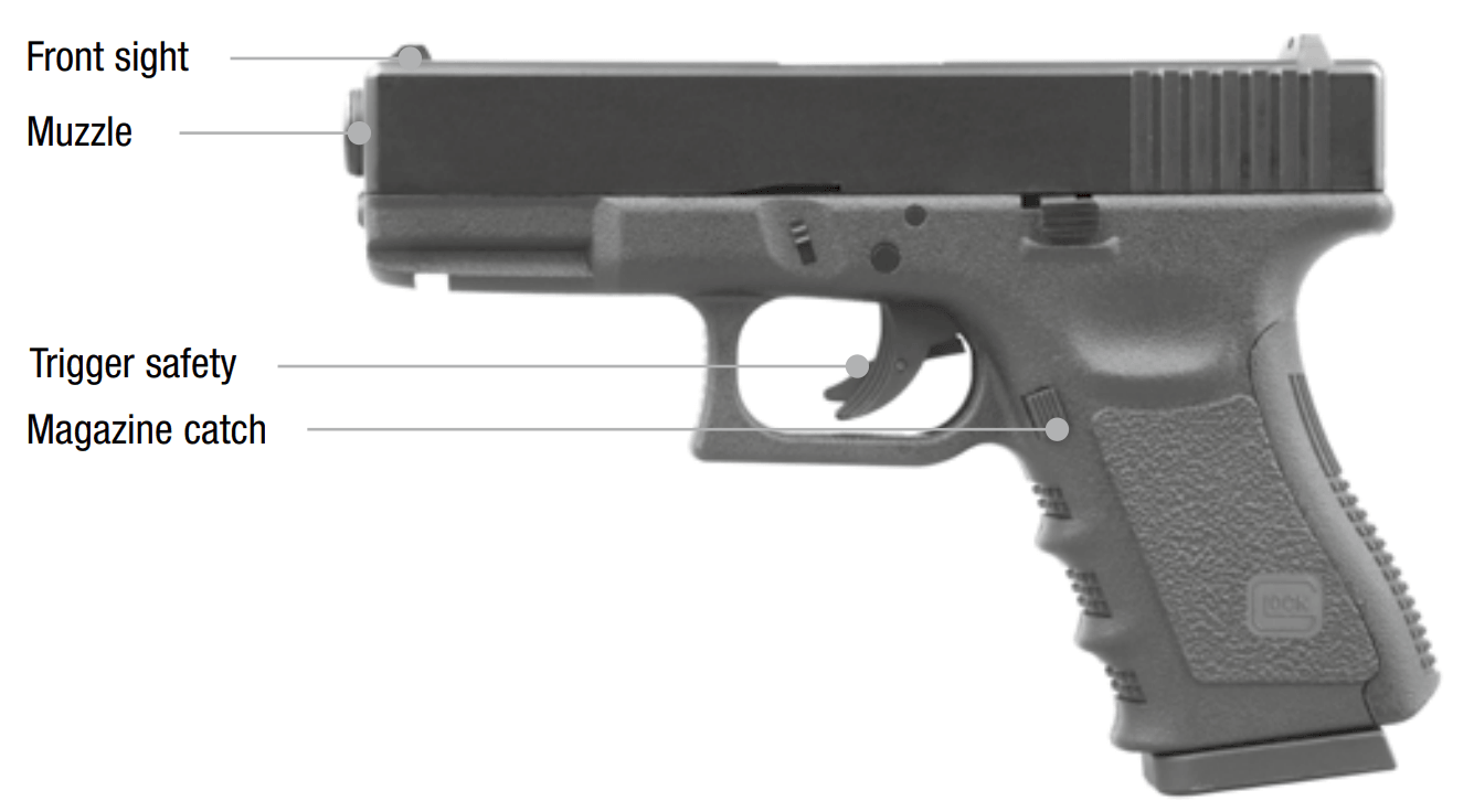 GLOCK 19 GEN 3 NNB AIRSOFT - CO2 OPERATED, 6MM - NeonSales South Africa