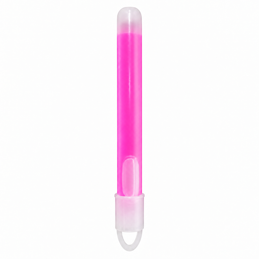 Pink 8cm glow stick front view