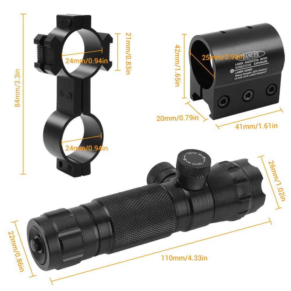 GREEN LASER POINTER KIT FOR RIFLE - NeonSales South Africa