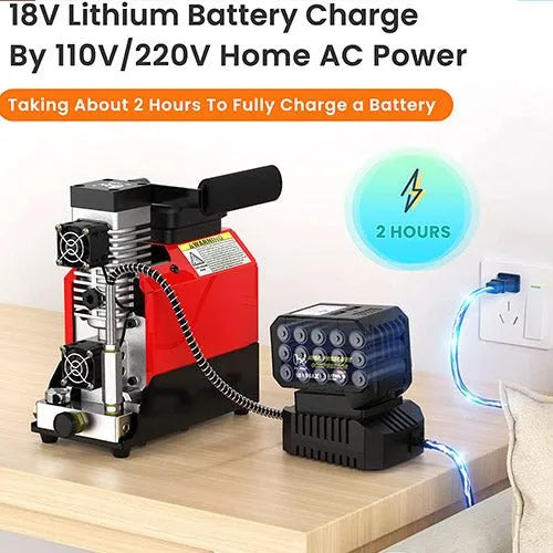 GX E-L2 18V/220V PCP COMPRESSOR WITH BATTERY - NeonSales {{ shop.shopifyCountryName }}