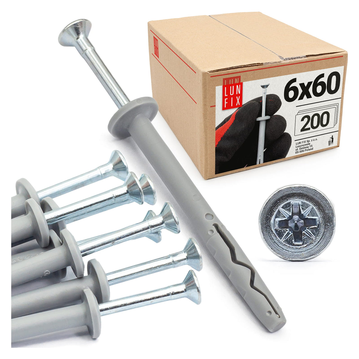 HAMMER DRIVE 6X60 (PACK OF 100)