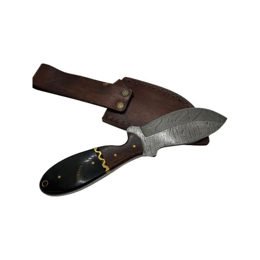 HANDMADE DAMASCUS STEEL KNIFE - 117MM BLADE