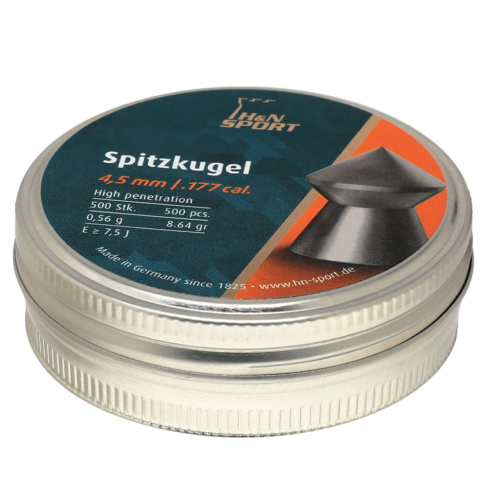 H&N 4.5MM SPITZKUGEL 8.64GR - 500's - NeonSales {{ shop.shopifyCountryName }}