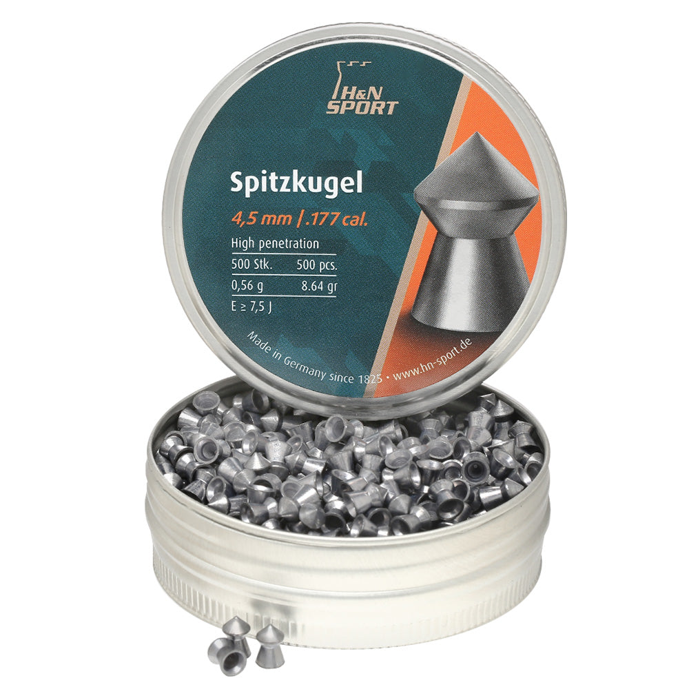 H&N 4.5MM SPITZKUGEL 8.64GR - 500's - NeonSales {{ shop.shopifyCountryName }}