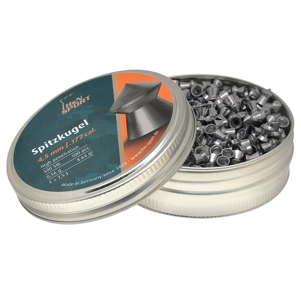 H&N 4.5MM SPITZKUGEL 8.64GR - 500's - NeonSales {{ shop.shopifyCountryName }}