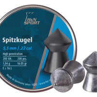 H&N 5.5MM SPITZKUGEL 16.05GR - 200's - NeonSales {{ shop.shopifyCountryName }}