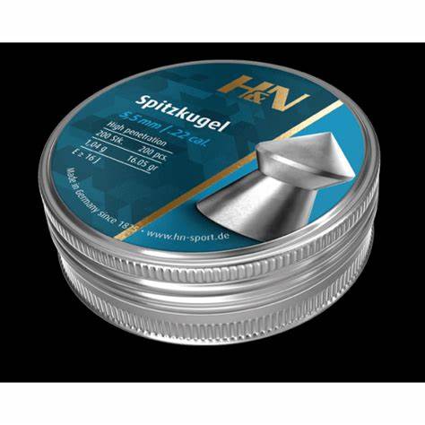 H&N 5.5MM SPITZKUGEL 16.05GR - 200's - NeonSales {{ shop.shopifyCountryName }}