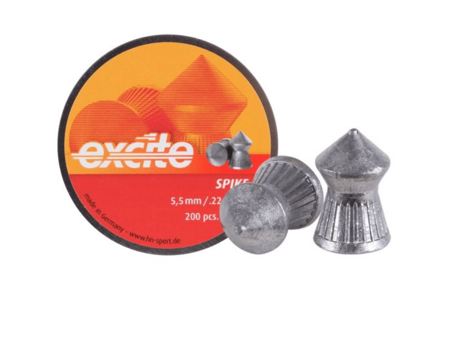 H&N EXCITE SPIKE .22 (5.50MM) 15.74GR - 200'S - NeonSales {{ shop.shopifyCountryName }}