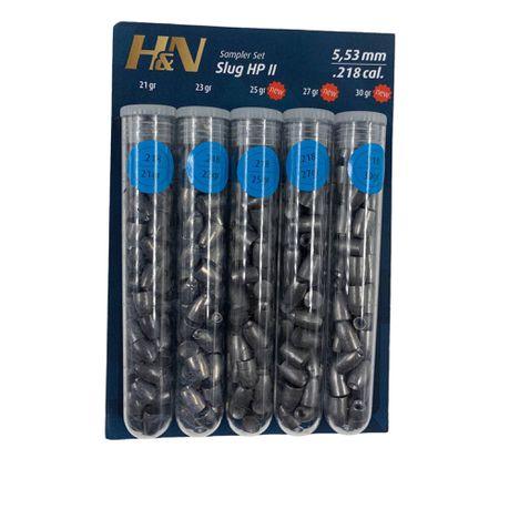 H&N SLUG HP II .218 SAMPLER PACK - 5 VIALS - NeonSales {{ shop.shopifyCountryName }}