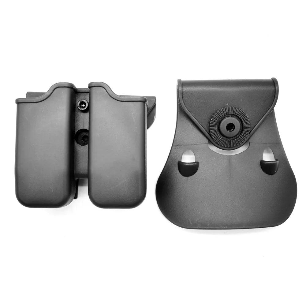 HARDSHELL DUAL MAGAZINE HOLDER W/ PADDLE - NeonSales {{ shop.shopifyCountryName }}