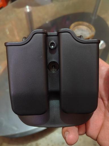 HARDSHELL DUAL MAGAZINE HOLDER W/ PADDLE - NeonSales {{ shop.shopifyCountryName }}
