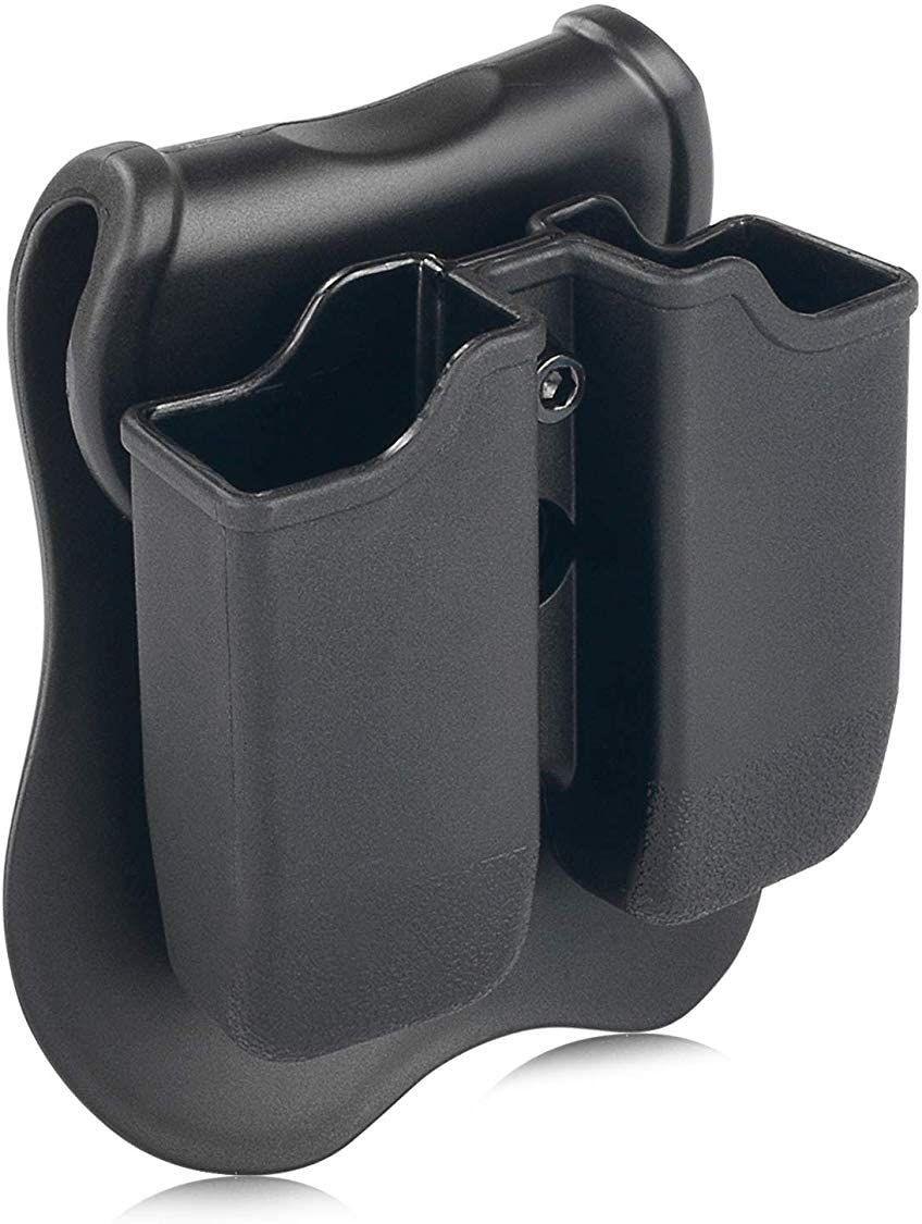 HARDSHELL DUAL MAGAZINE HOLDER W/ PADDLE - NeonSales {{ shop.shopifyCountryName }}