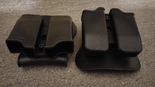 HARDSHELL DUAL MAGAZINE HOLDER W/ PADDLE - NeonSales {{ shop.shopifyCountryName }}