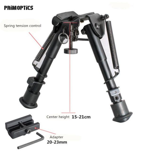 HARRIS MOUNTED BIPOD, 6 - 9" W/ PICATINNY ADAPTER - NeonSales {{ shop.shopifyCountryName }}