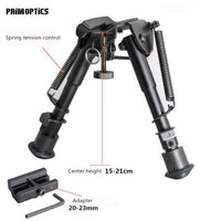 HARRIS MOUNTED BIPOD, 6 - 9" W/ PICATINNY ADAPTER - NeonSales {{ shop.shopifyCountryName }}