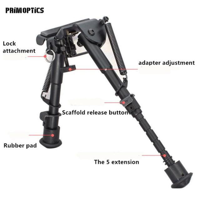 HARRIS MOUNTED BIPOD, 6 - 9" W/ PICATINNY ADAPTER - NeonSales {{ shop.shopifyCountryName }}