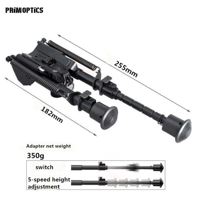 HARRIS MOUNTED BIPOD, 6 - 9" W/ PICATINNY ADAPTER - NeonSales {{ shop.shopifyCountryName }}