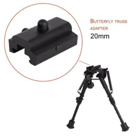 HARRIS MOUNTED BIPOD, 6 - 9" W/ PICATINNY ADAPTER - NeonSales {{ shop.shopifyCountryName }}