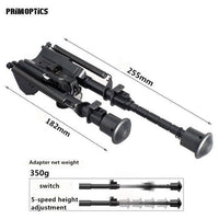 HARRIS MOUNTED BIPOD, 6 - 9" W/ PICATINNY ADAPTER - NeonSales {{ shop.shopifyCountryName }}