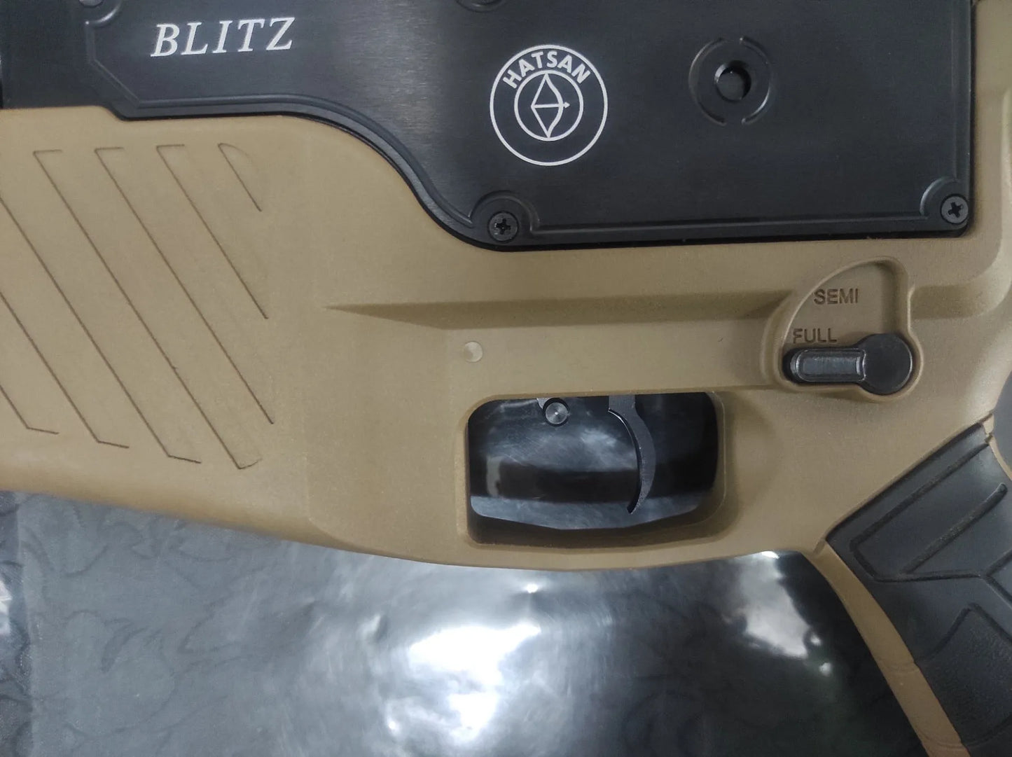 HATSAN BLITZ FDE FULL AUTO PCP RIFLE, .22 CAL - NeonSales {{ shop.shopifyCountryName }}