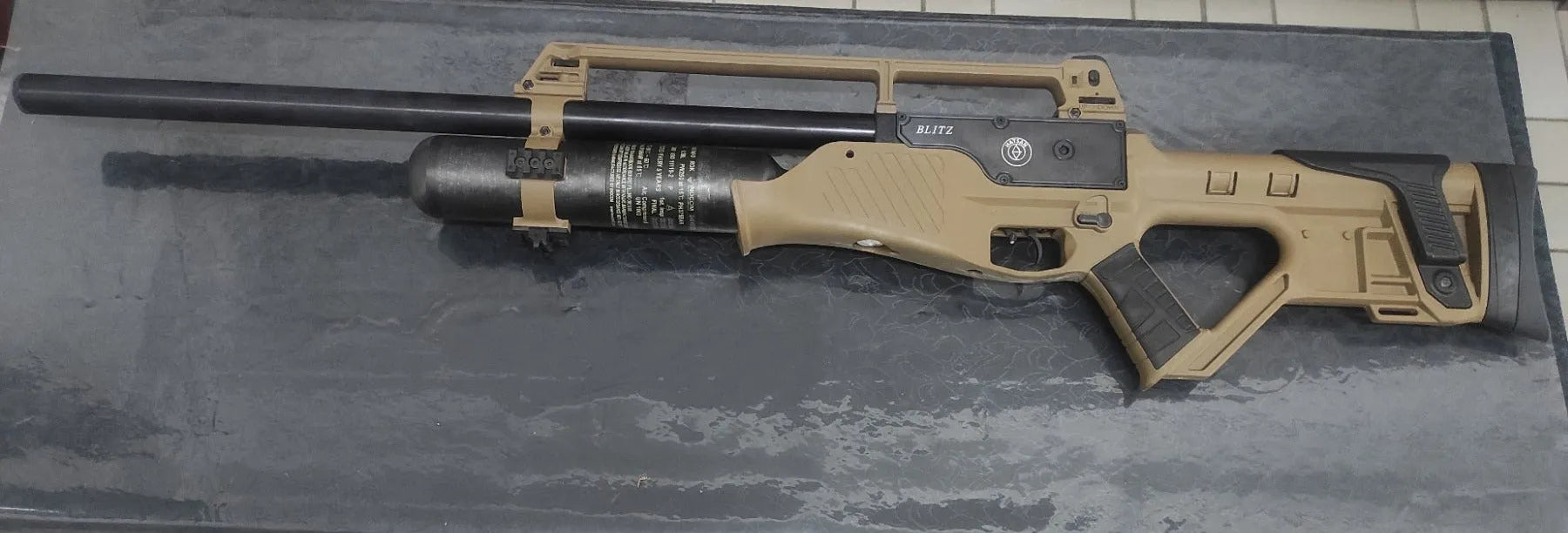HATSAN BLITZ FDE FULL AUTO PCP RIFLE, .22 CAL - NeonSales {{ shop.shopifyCountryName }}