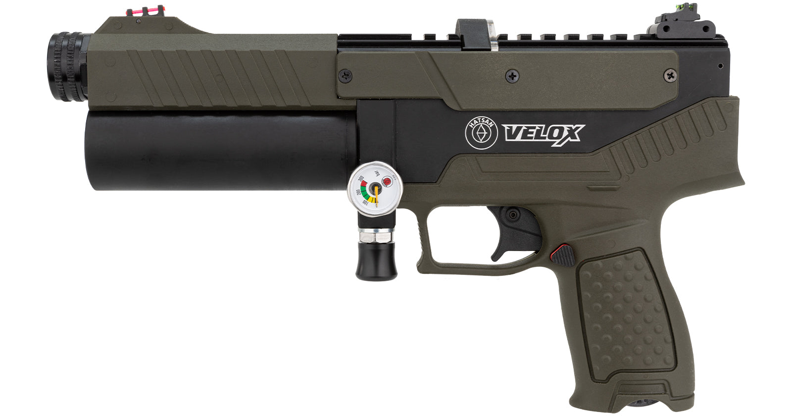 HATSAN VELOX SEMIAUTO PCP PISTOL O/DRAB - .22 - NeonSales {{ shop.shopifyCountryName }}