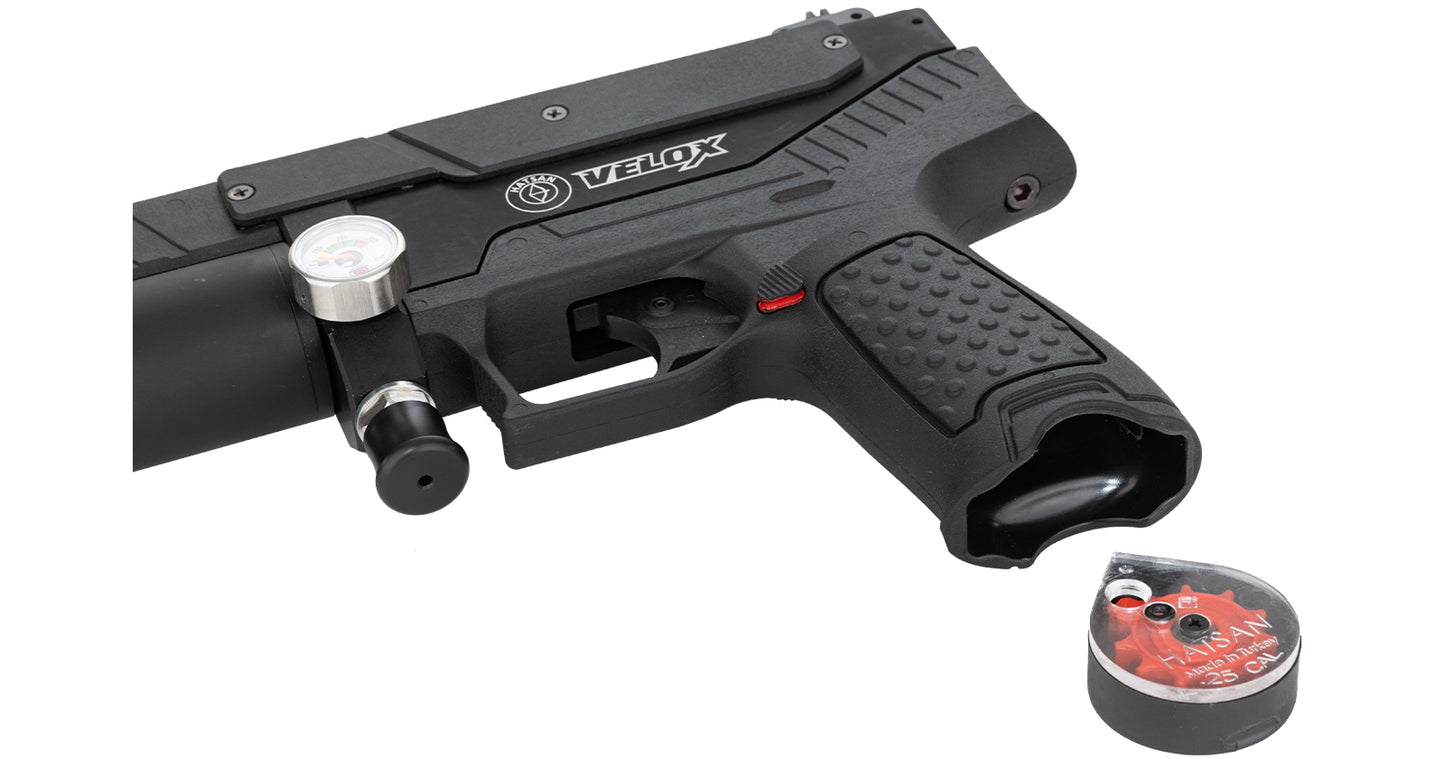 HATSAN VELOX SEMIAUTO PCP PISTOL O/DRAB - .22 - NeonSales {{ shop.shopifyCountryName }}