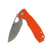 Honey Badger Medium Drop Point Flipper Orange